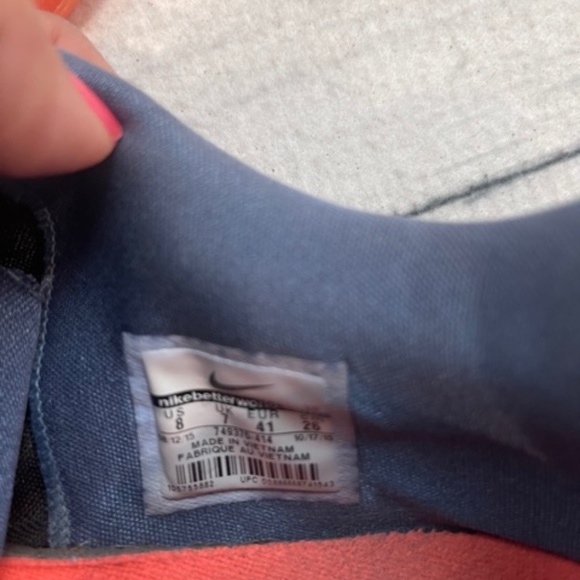 KD Nike Shoes Women’s Size 8 Kevin Durant Basketball VIII Ocean Fog Used - Picture 8 of 11